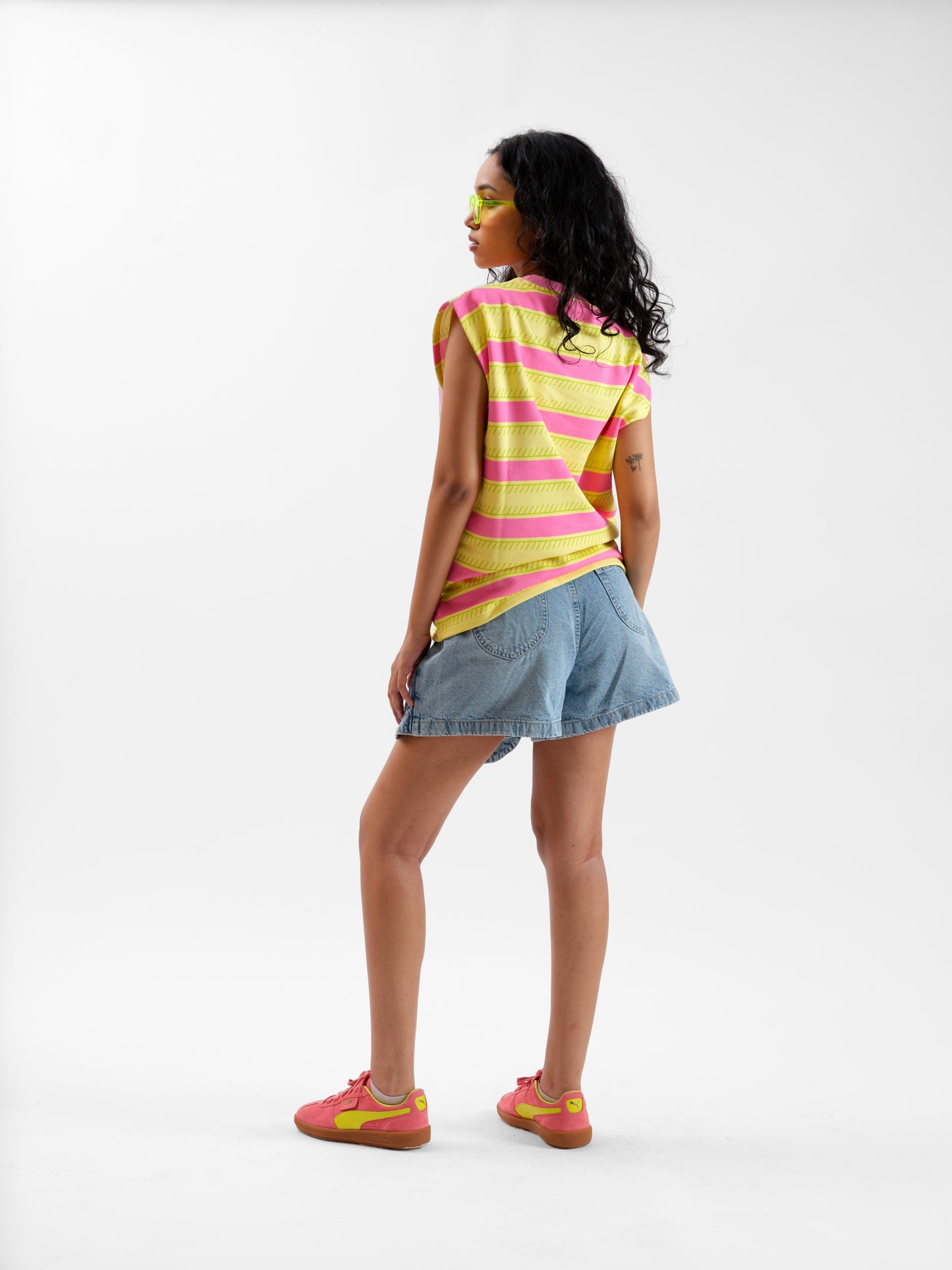 Malle Tangerine Sleeveless Tank Top