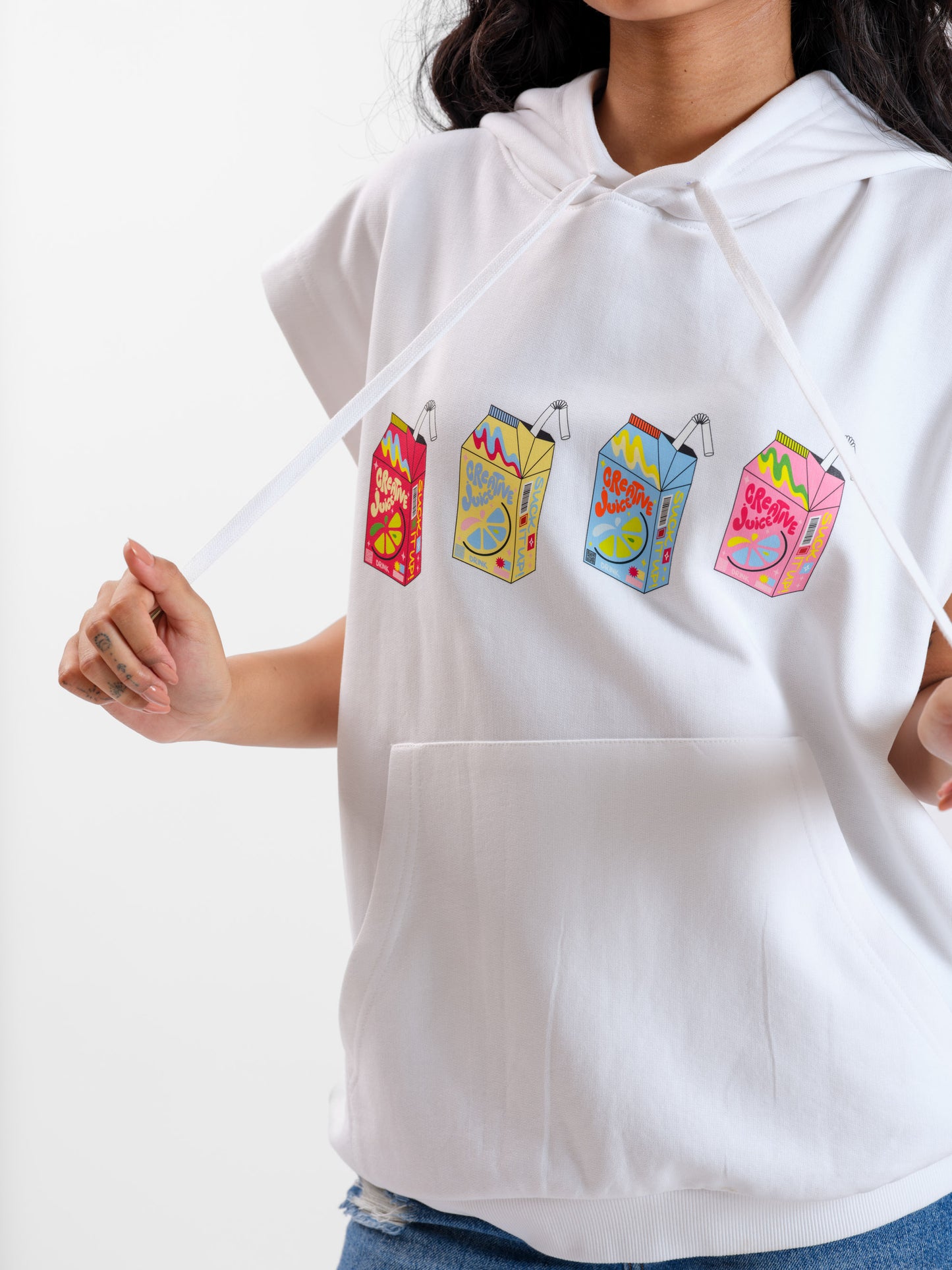 Malle Dragonfruit Sleeveless Hoodie