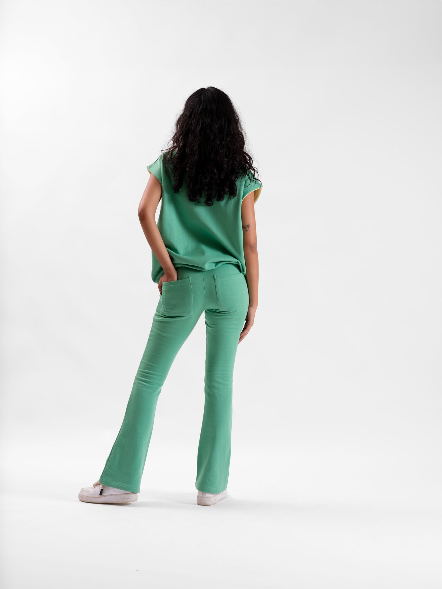 Malle Celadon Flared Pants