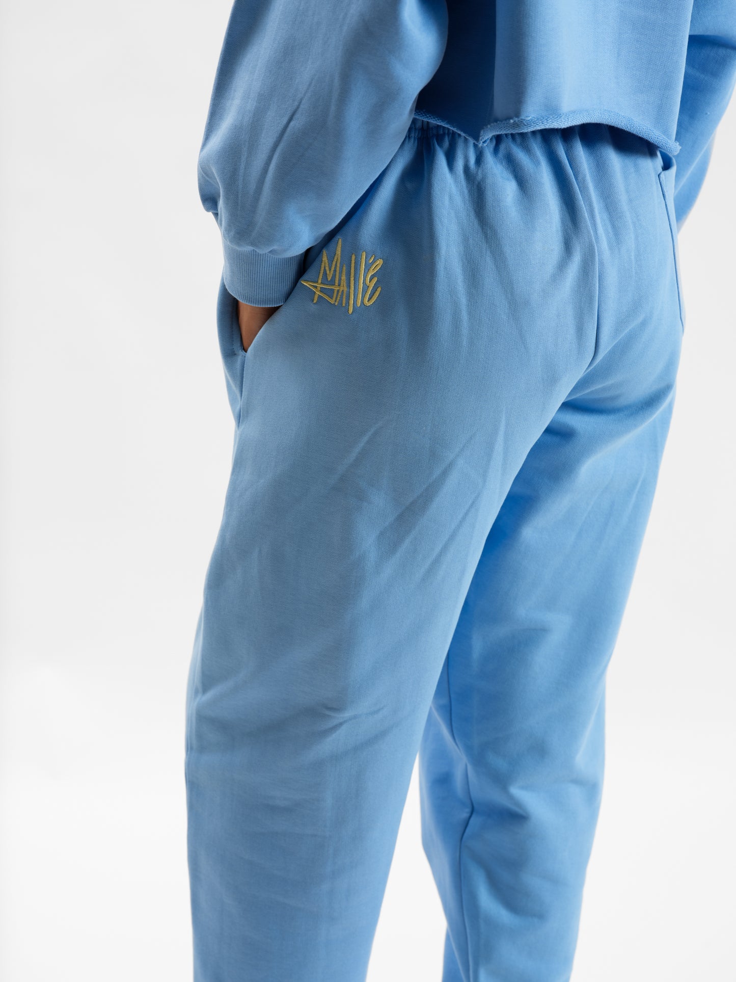 Malle Azure Cropped Sweatshirt