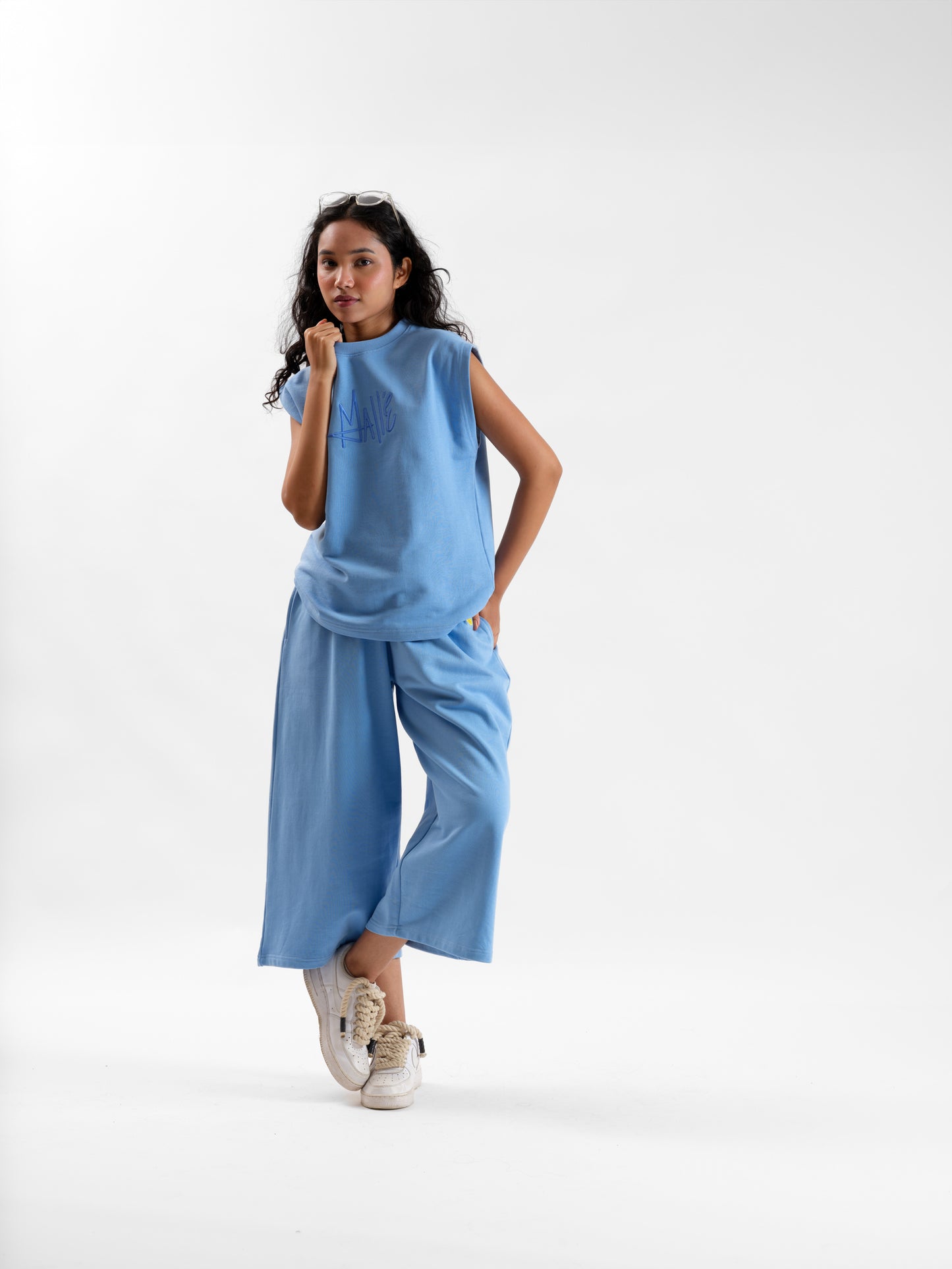 Malle Azure Sleeveless Tank Top