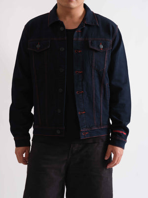 Naomi | Denim Jacket | Dark Blue - Cancelled Plans shop