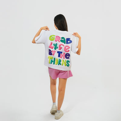 Malle Cactus Ecru Oversized T-Shirt