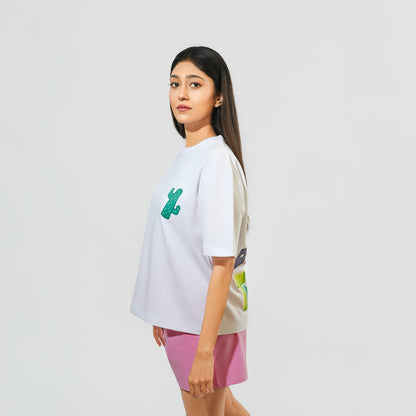 Malle Cactus Ecru Oversized T-Shirt