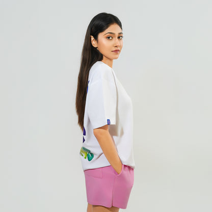Malle Cactus Ecru Oversized T-Shirt