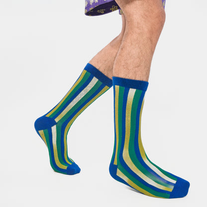 Malle Essentials Unisex Stripe Ankle Length Socks