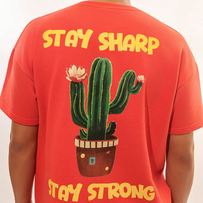 Malle Cactus Tangerine Oversized T-Shirt
