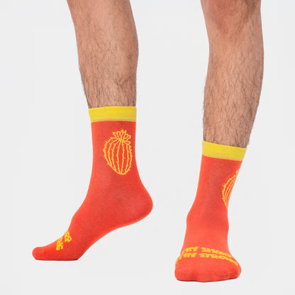 Malle Unisex Stay Sharp Cactus Ankle Length Socks