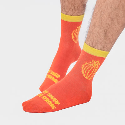 Malle Unisex Stay Sharp Cactus Ankle Length Socks