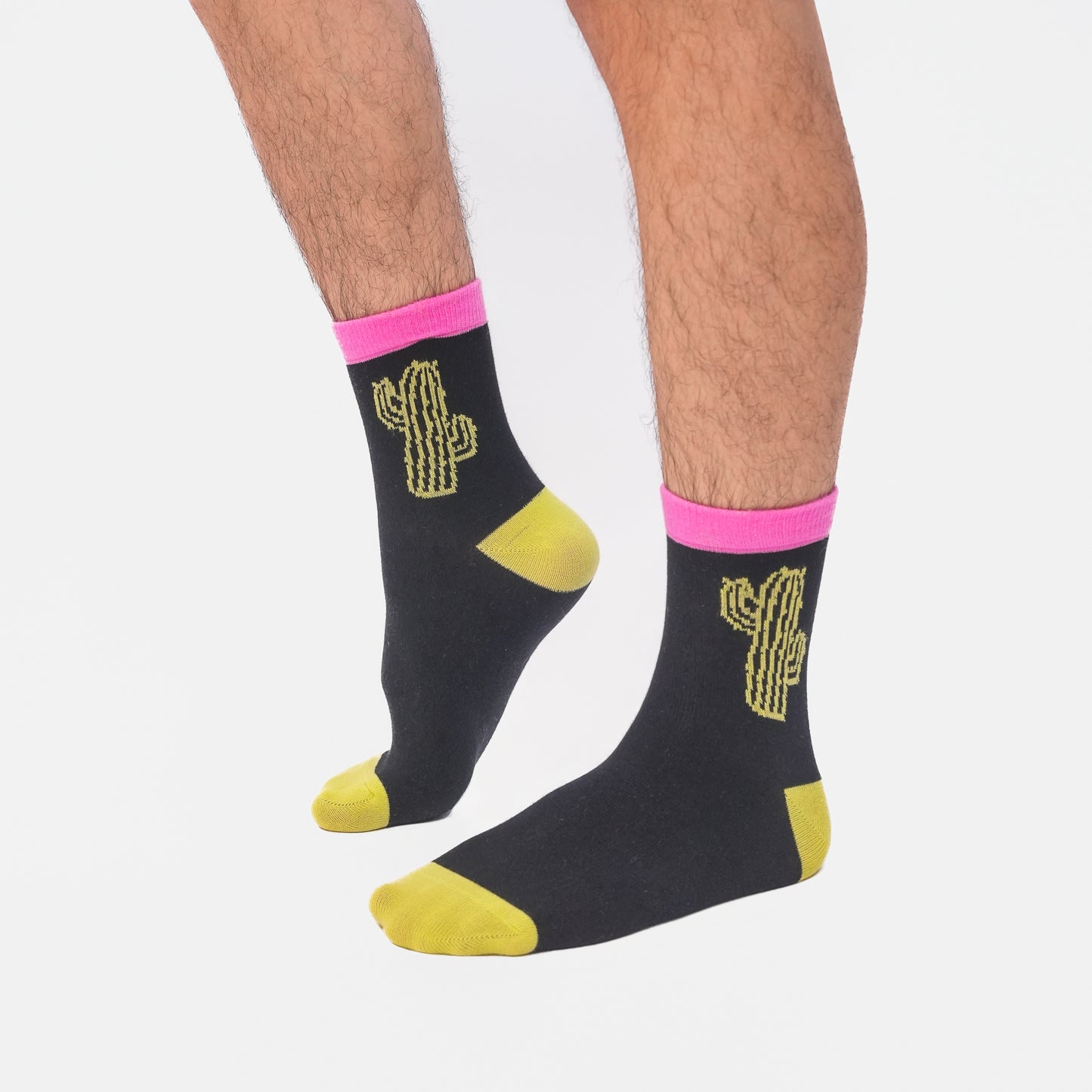 Malle Unisex Midnight Cactus Ankle Length Socks