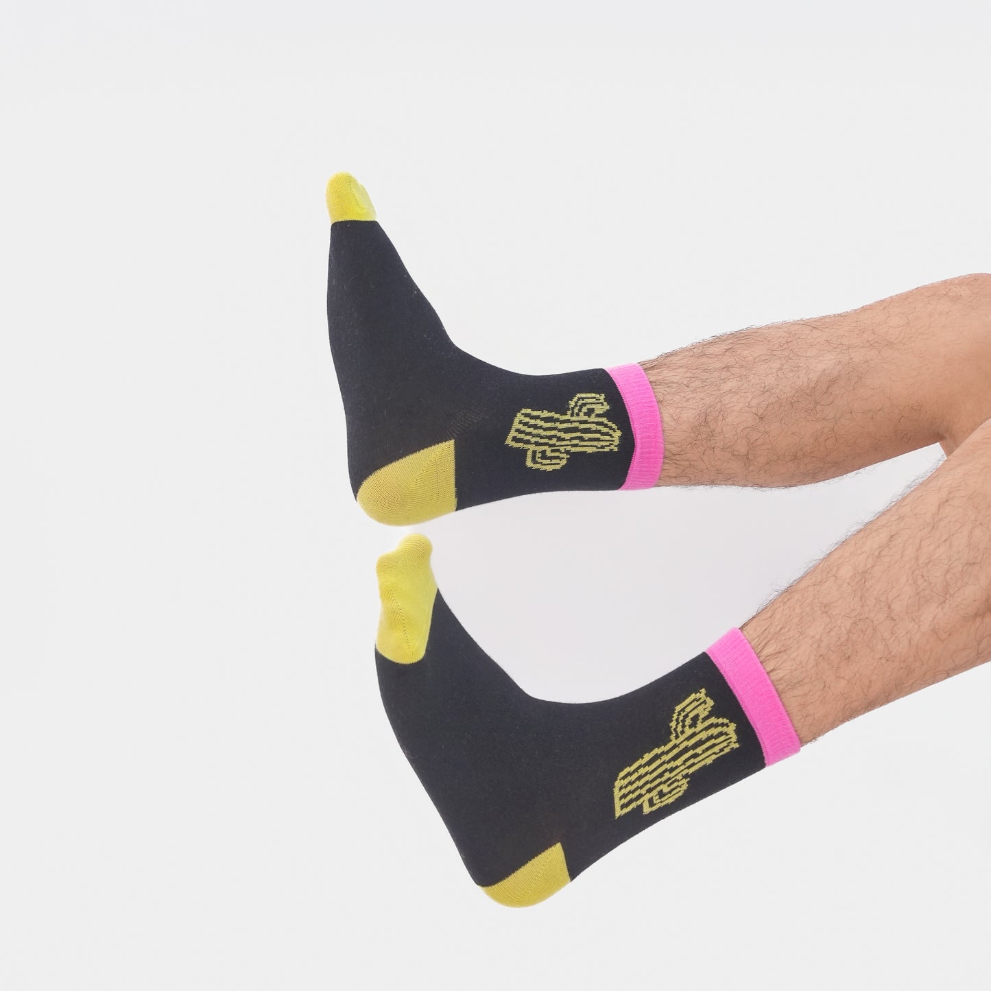 Malle Unisex Midnight Cactus Ankle Length Socks