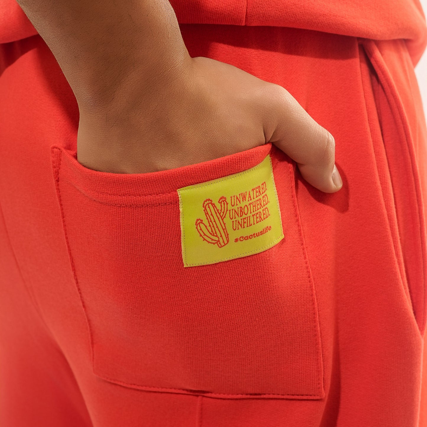 Malle Cactus Tangerine Wide Leg Pants