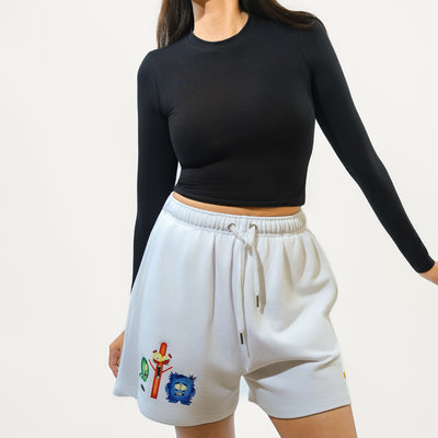 Malle Black Cropped Full-Sleeve T-Shirt