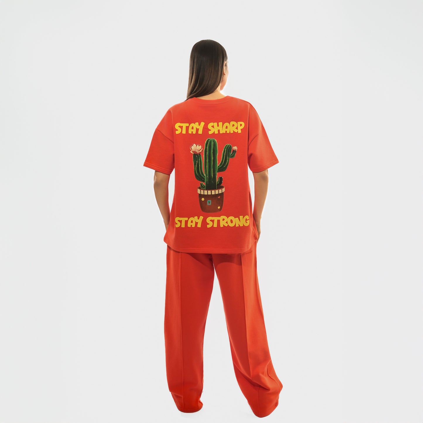 Malle Cactus Tangerine Oversized T-Shirt