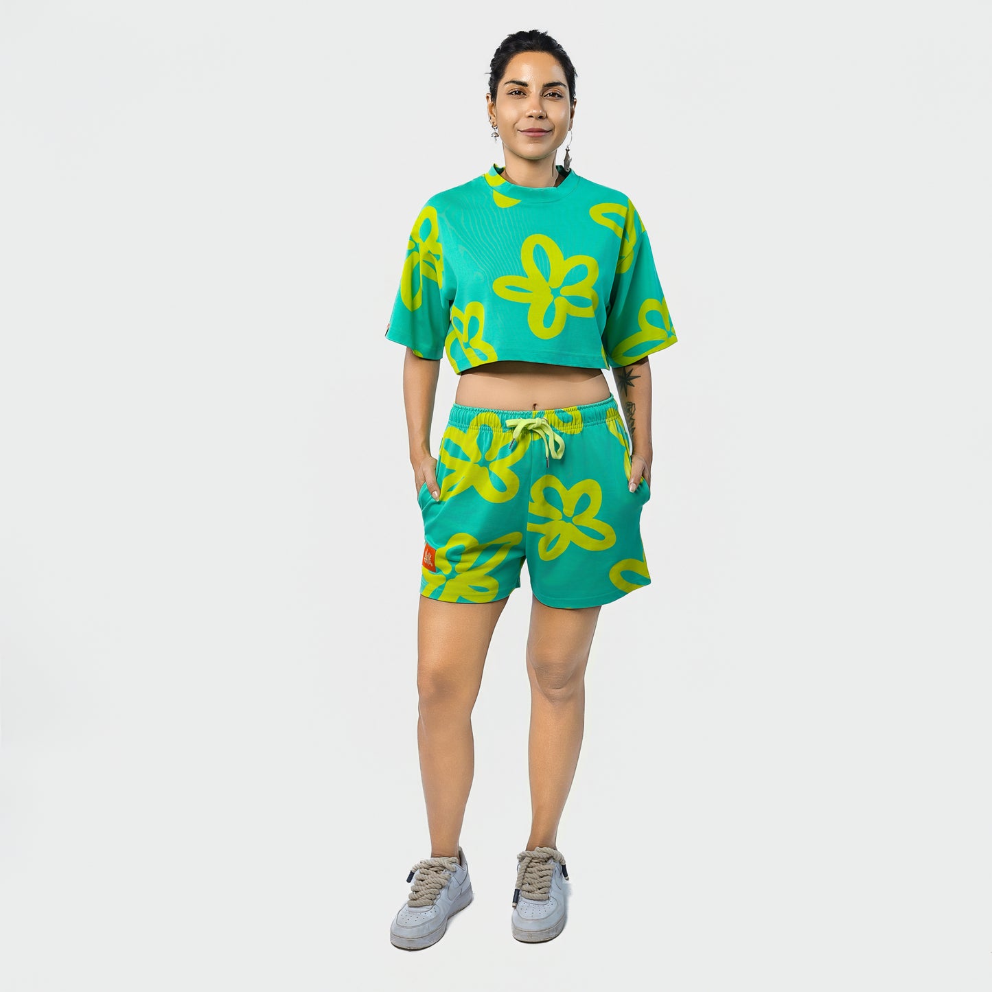 Malle Oversized Floral Shorts