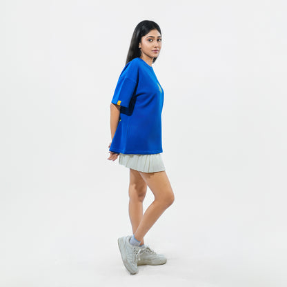 Malle Anxiety Gang Blue Oversized T-Shirt