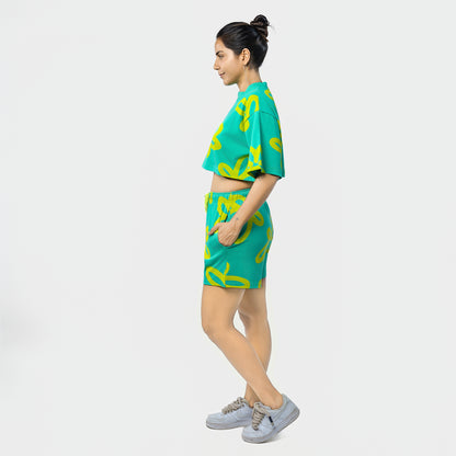 Malle Oversized Floral Shorts