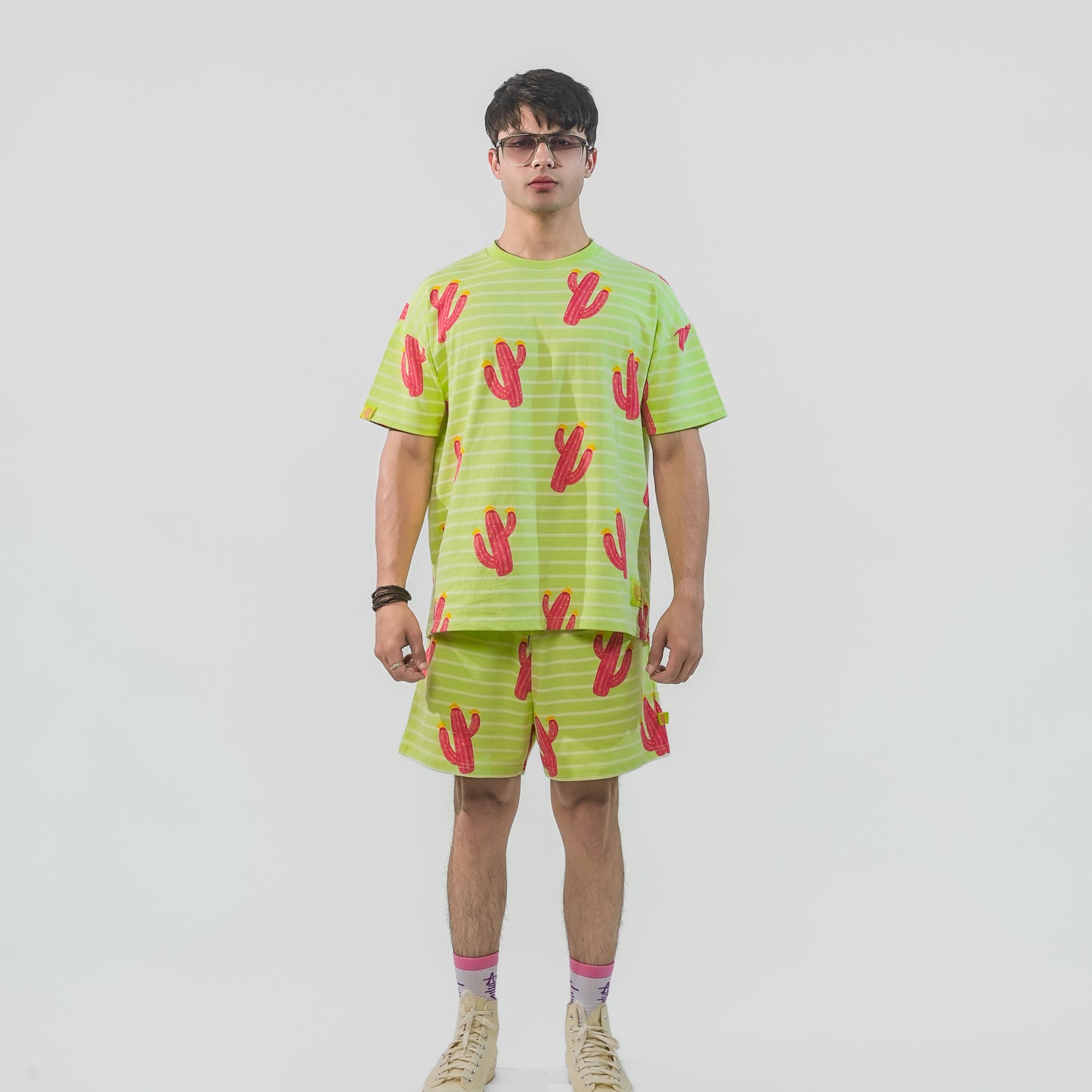Malle Cactus Lime Oversized T-Shirt