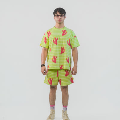 Malle Cactus Lime Oversized T-Shirt