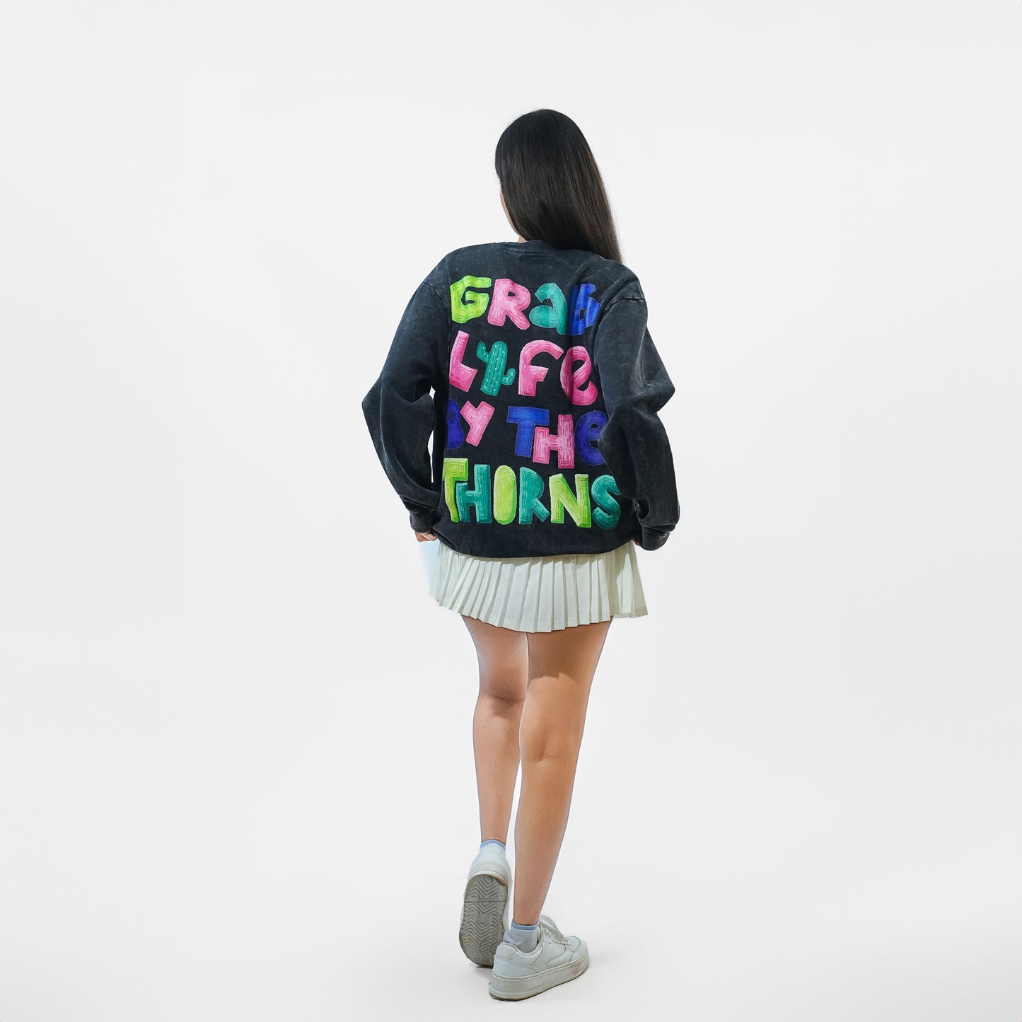 Malle Cactus Black Sweatshirt