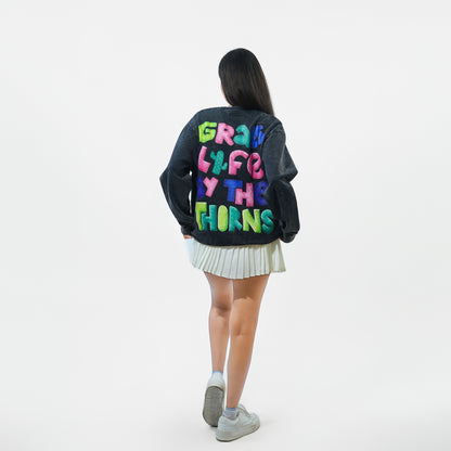 Malle Cactus Black Sweatshirt
