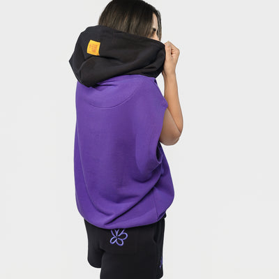 Malle Anxiety Gang Purple Muscle Hoodie