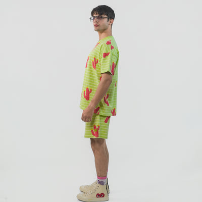 Malle Cactus Lime Oversized T-Shirt