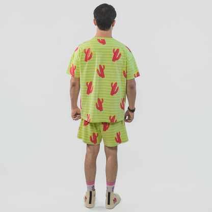 Malle Cactus Lime Oversized T-Shirt
