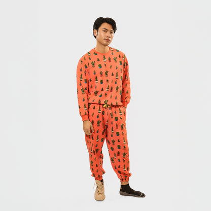 Malle Allover Cactus Tangerine Joggers