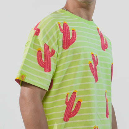 Malle Cactus Lime Oversized T-Shirt