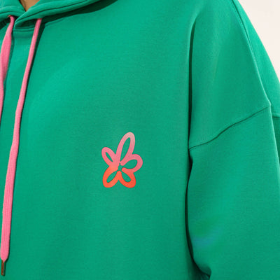 Malle Cactus Teal Hoodie