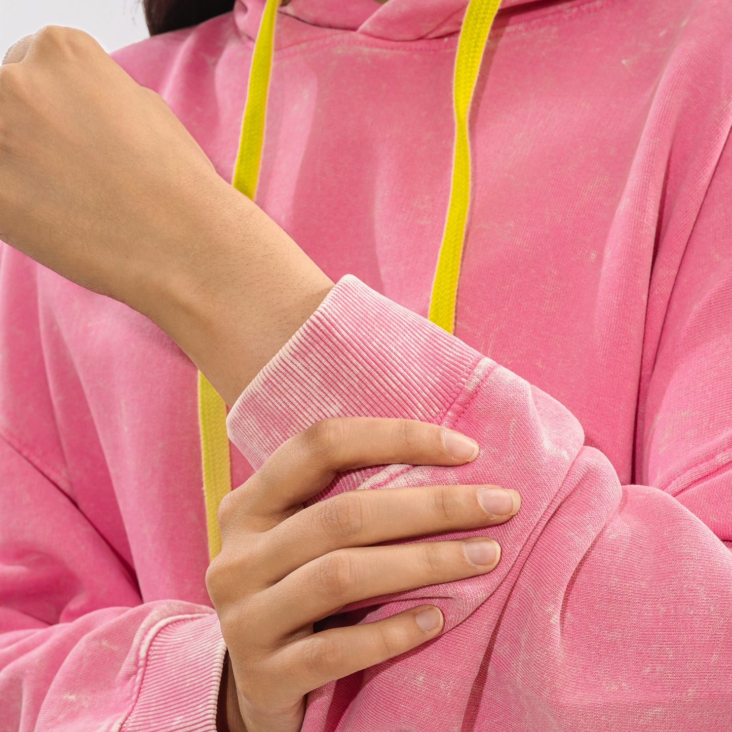 Malle Signature Pink Stone-Wash Hoodie