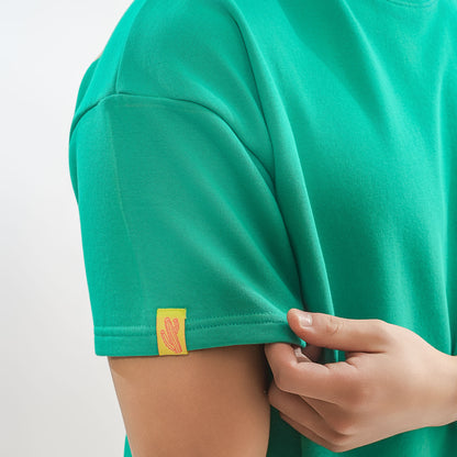 Malle Cactus Teal Oversized T-Shirt