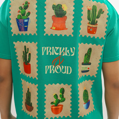 Malle Cactus Teal Oversized T-Shirt
