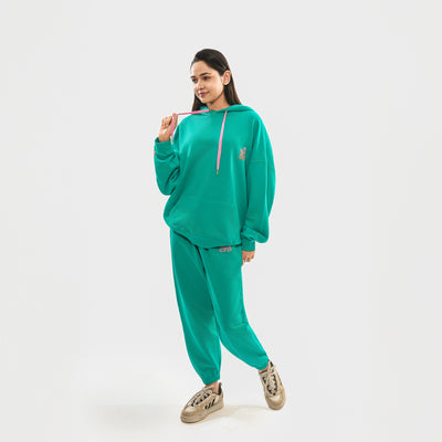 Malle Cactus Teal Hoodie