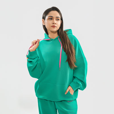 Malle Cactus Teal Hoodie