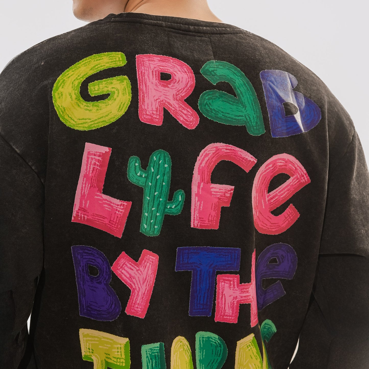 Malle Cactus Black Sweatshirt