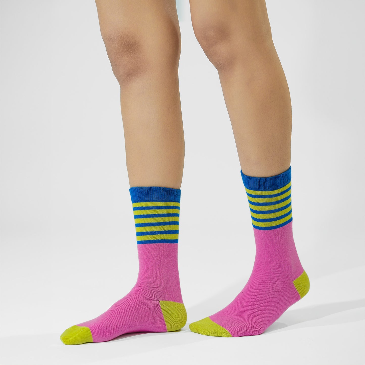 Malle Essentials Unisex Candy Stripe Ankle Length Socks