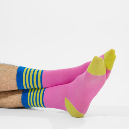 Malle Essentials Unisex Candy Stripe Ankle Length Socks