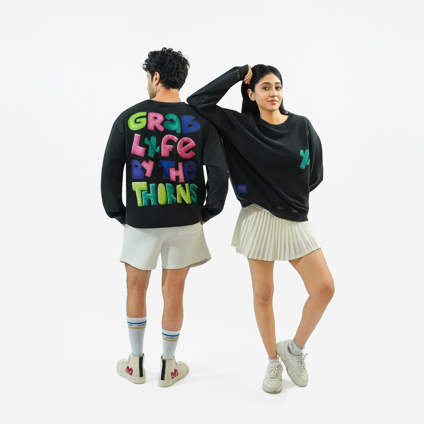 Malle Cactus Black Sweatshirt