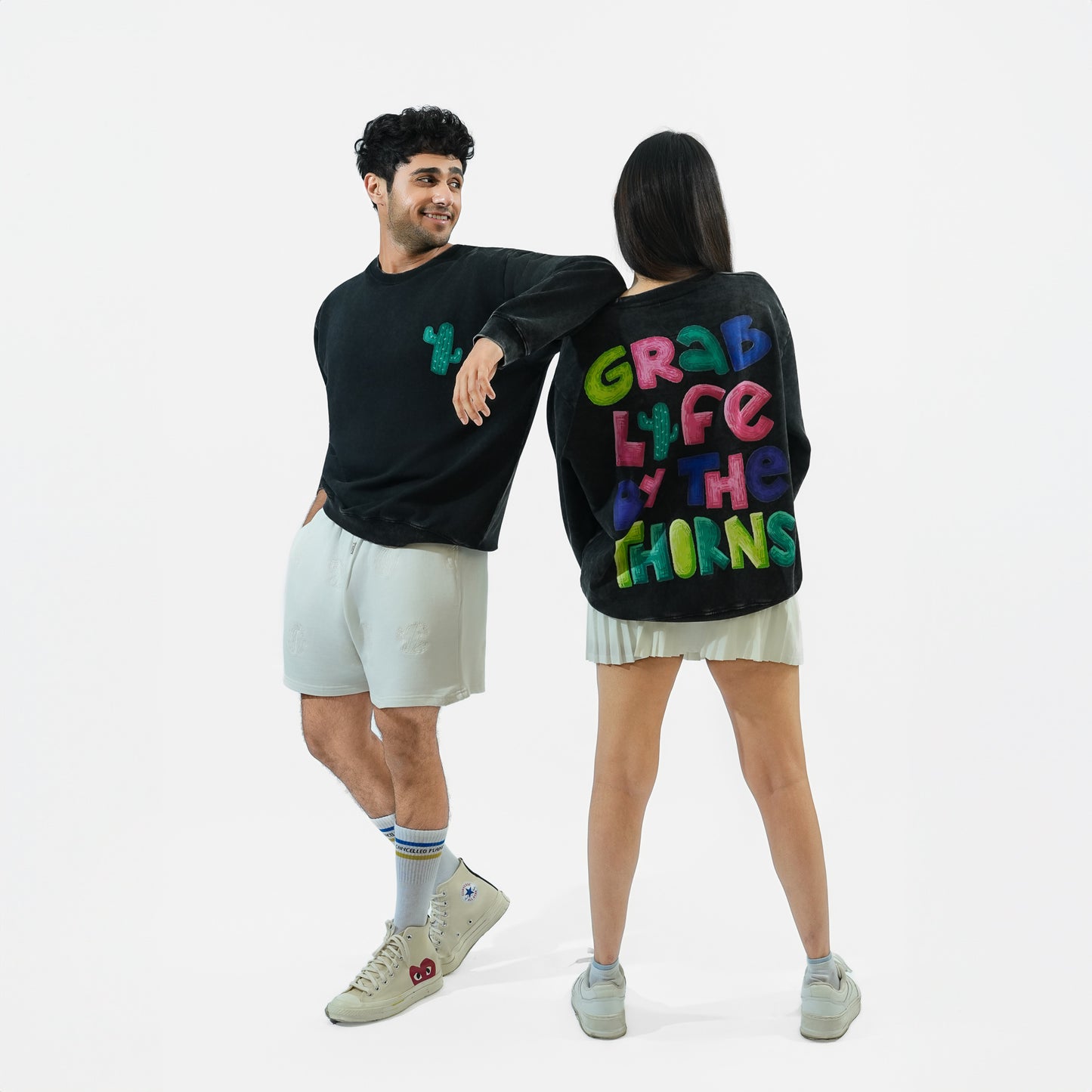 Malle Cactus Black Sweatshirt