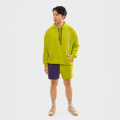 Malle Anxiety Gang Lime Hoodie