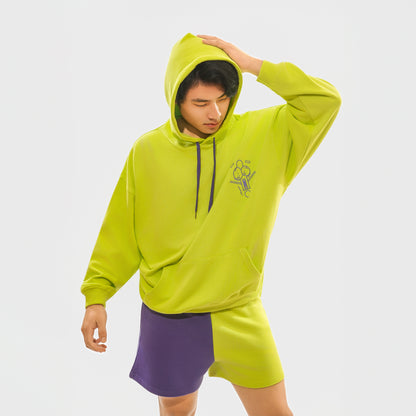 Malle Anxiety Gang Lime Hoodie