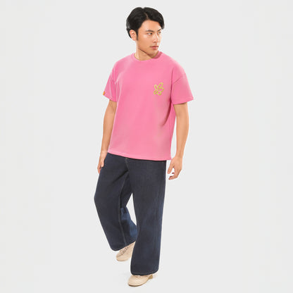 Malle Signature Pink Oversized T-Shirt