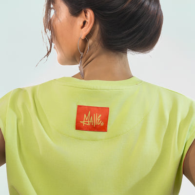 Malle Signature Lime Muscle Tee