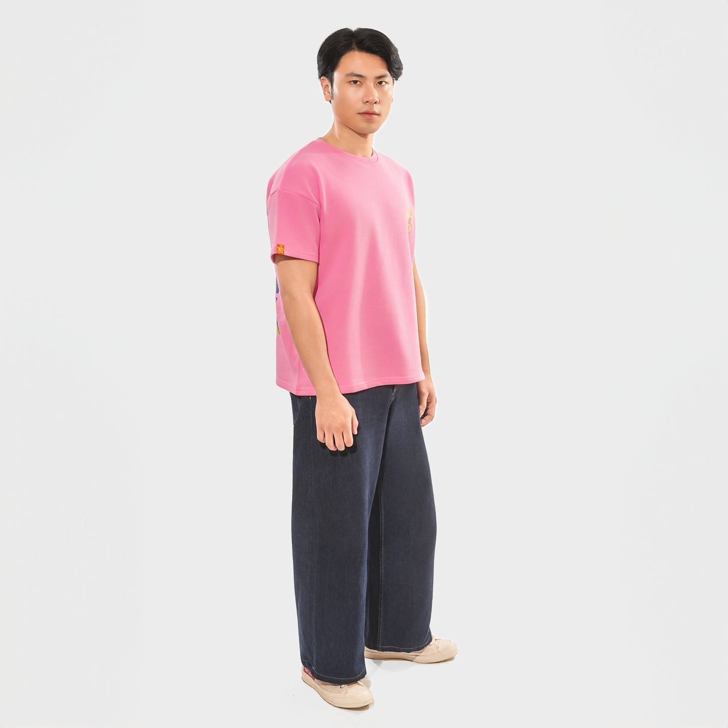 Malle Signature Pink Oversized T-Shirt
