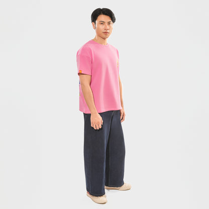 Malle Signature Pink Oversized T-Shirt