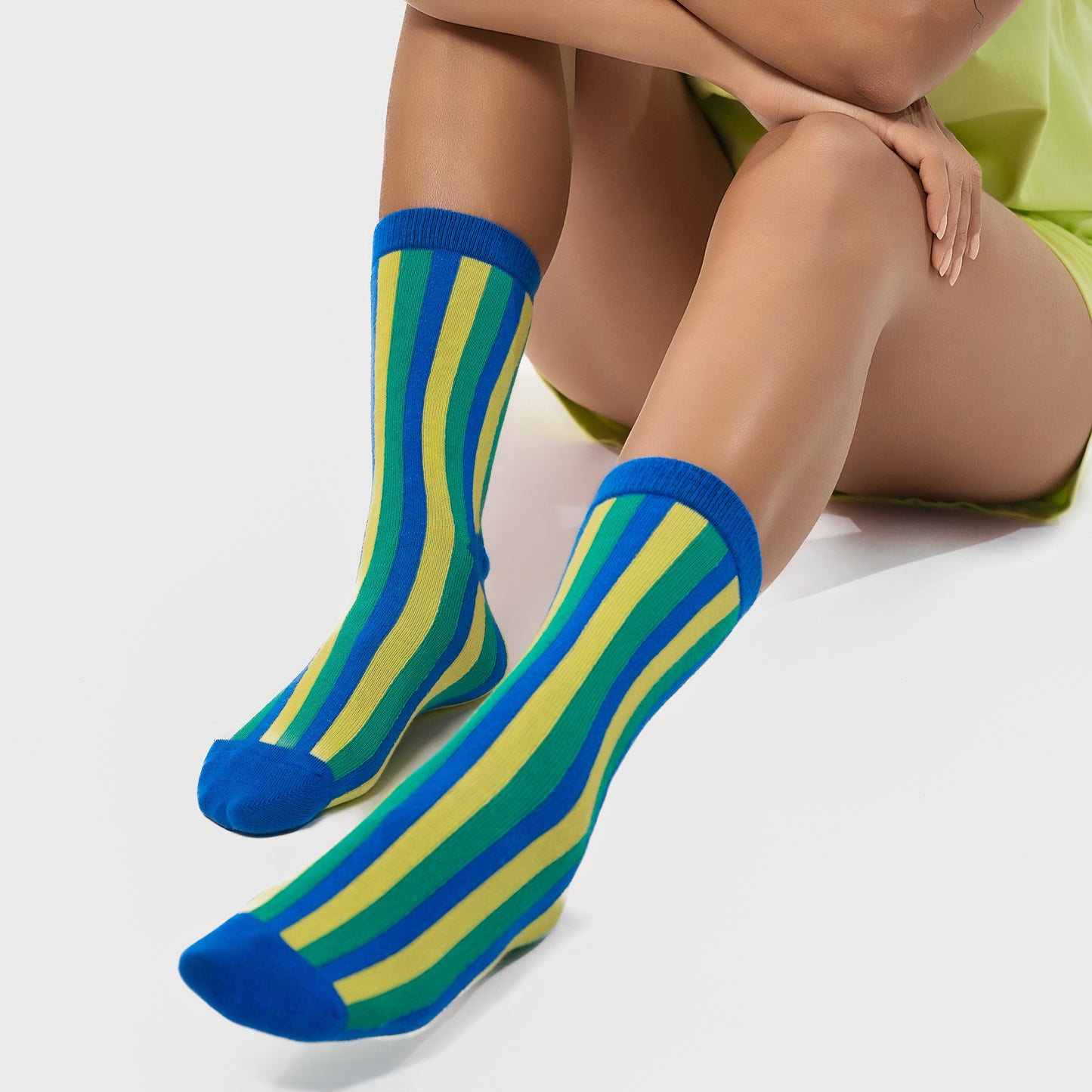 Malle Essentials Unisex Stripe Ankle Length Socks