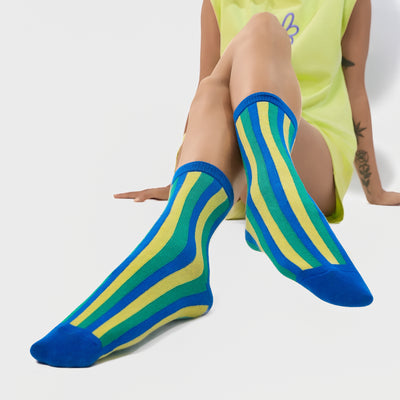 Malle Essentials Unisex Stripe Ankle Length Socks