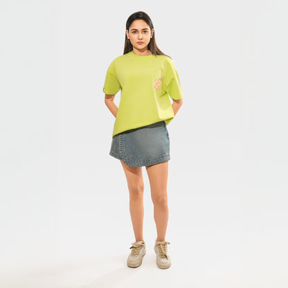 Malle Zero Chill Lime Oversized T-Shirt